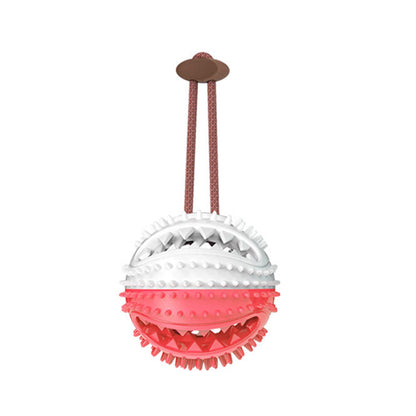 Interactive Silicone Suction Cup Dog Ball Toy for Chewing